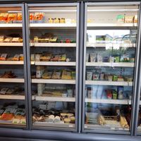 Refrigerated section, mostly vegan at Köstliches von Haas in Unteraegeri