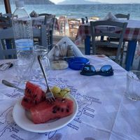 A small desert given for free by the restaurant    at To Korali in Kefalonia