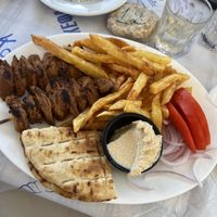 Vegan souvlaki 😋  at To Korali in Kefalonia
