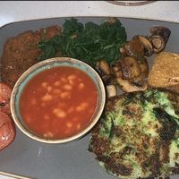 Vegan breakfast at Walnuts in Orpington