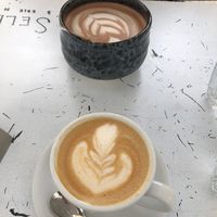 Kakao & cappuccino  at Nook in Vienna