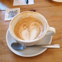 Delicious gingerbread latte at Nook in Vienna