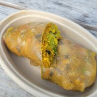 Breakfast burrito at Zest in Traverse City