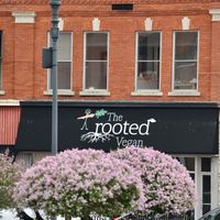 Great location on Public Square in downtown Angola    at The Rooted Vegan in Angola