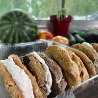 Vegan cookies - so good!  at The Rooted Vegan in Angola