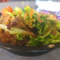 Peppered crusted tofu Buddha bowl at The Rooted Vegan in Angola