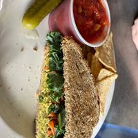 Chickpea Salad Sandwich  at The Rooted Vegan in Angola