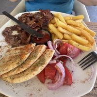 Vegan Gyros  at Ilo-Ilo in Corfu