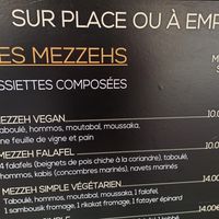 Mezze vegan 10€ at Le Joubeil in Rouen
