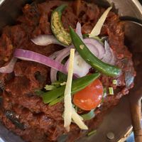 Eggplant bharta at India Royale in Kongens Lyngby