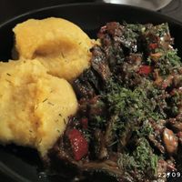 Mushrooms at Caru' cu Bere in Bucharest