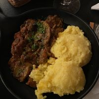 Mushroom polenta  at Caru' cu Bere in Bucharest