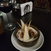 Bean dip at Caru' cu Bere in Bucharest