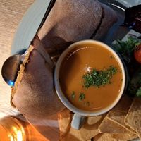 Soup and ciabatta deal at The Oak Tree Inn in Balmaha