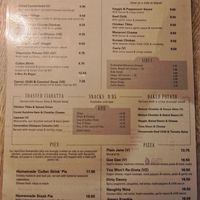 Menu (September 2025) at The Oak Tree Inn in Balmaha