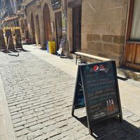 Outside at Congelados Acevedo in Navarra