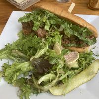 Seitan sandwich  at Daily Planet in Burlington