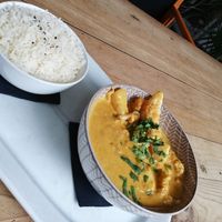 Veganes Curry at Bar Esperanza in Campos
