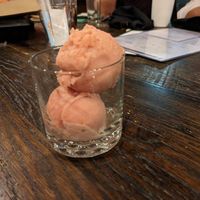 Seasonal sorbet at Mezzo in Dublin