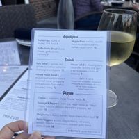 Vegan menu  at Mezzo in Dublin