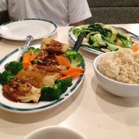 Golden Bean Threas with Ginger Sauce at Lotus Garden in Eugene