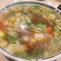 Tofu and veggie soup! at Lotus Garden in Eugene