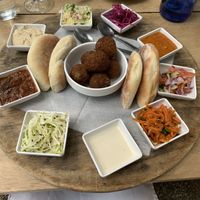 Falafel platter, nuff said!  at La Luna in Nosara