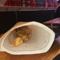 Dosa with spicy potatoes at Little Taj in Boracay
