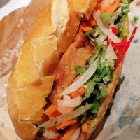 Vegan banh mi with tofu at Mr. Dam in Groningen
