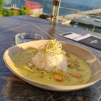 Vegan curry at Seecafe in Mondsee