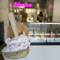   at Gelateria VerderosA in Bergamo