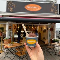 Vegan chocolate ice cream   at Giovanni L - Sylt in Sylt