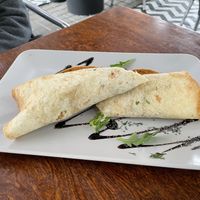 Lentil wrap at Burė in Nida