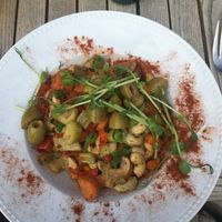 Veg. With cashew nuts at Burė in Nida