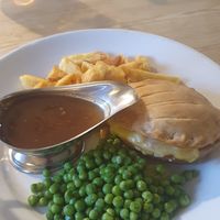 vegan pie at The Cheshire Cheese Inn in Hope