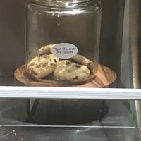 Vegan cookie jar at Steamy Buddha in Ellsworth