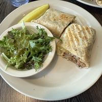 Vegan burritos with walnut ‘meat'  at Kayak Kafe - Broughton in Savannah