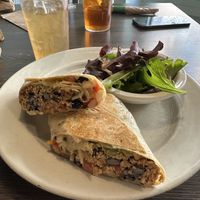 Walnut Chorizo wrap  at Kayak Kafe - Broughton in Savannah
