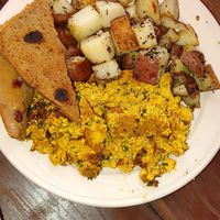 Mamas tofu scramble at Morning Glory Cafe in Eugene