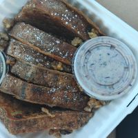 Blueberry french toast at Morning Glory Cafe in Eugene