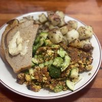 Mamas tofu scramble   at Morning Glory Cafe in Eugene
