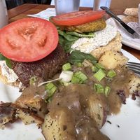 Happy Morning Sandwichh  at Morning Glory Cafe in Eugene