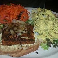 Breakfast sandwich  at Morning Glory Cafe in Eugene