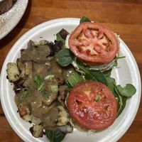 Breakfast sandwichh  at Morning Glory Cafe in Eugene