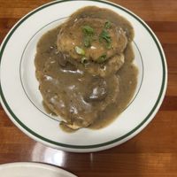 Half order biscuit and gravy  at Morning Glory Cafe in Eugene