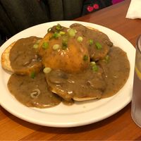 Vegan Biscuits ‘n’ Gravy at Morning Glory Cafe in Eugene