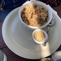 Vegan oatmeal  at Morning Glory Cafe in Eugene