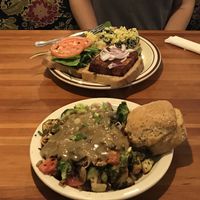 Delicious mushroom gravy.. at Morning Glory Cafe in Eugene
