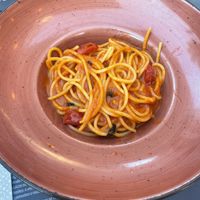 Tomato pasta (not on menu)  at Zero Nodi in Rome