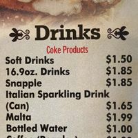 Menu  at Julia's Pizza in Orlando